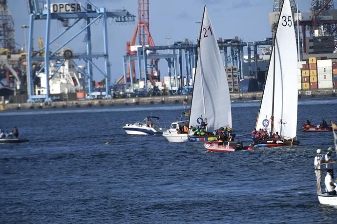 21-09-19 DEPORTES. BAHIA DEL PUERTO. LAS PALMAS DE GRAN CANARIA. Vela latina. Desempate Guanche-Tomás Morales por el título del Campeonato. Fotos: Juan Castro.  | 21/09/2019 | Fotógrafo: Juan Carlos Castro