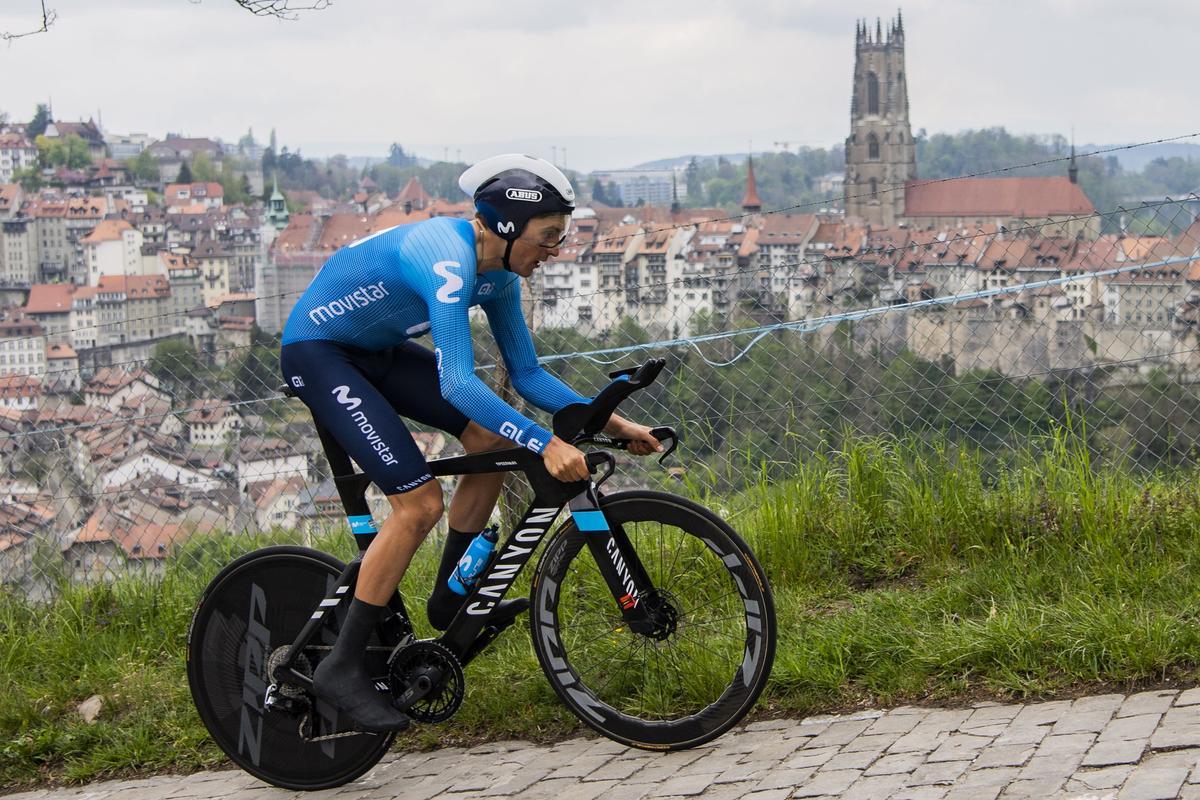 Marc Soler, en la contrarreloj final del Tour de Romandía.