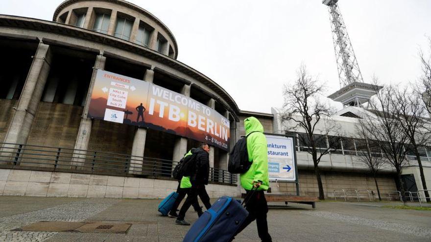 Alles war schon bereit für die diesjährige ITB in Berlin.