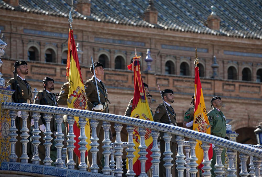 Jura de bandera civil en Sevilla.