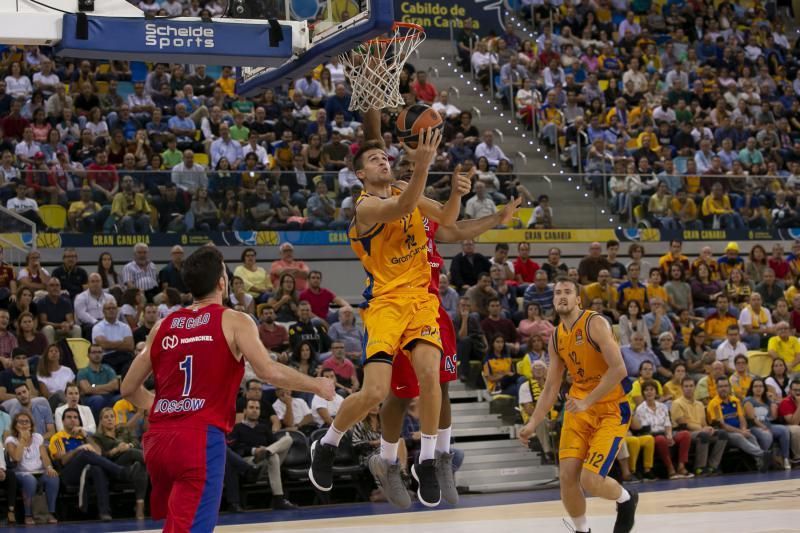 26.10.18. Las Palmas de Gran Canaria. Baloncesto Euroliga temporada 2018-19. Herbalife Gran Canaria - CSKA Moscú. Gran Canaria Arena. Foto Quique Curbelo  | 26/10/2018 | Fotógrafo: Quique Curbelo