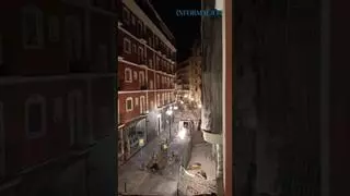 Vecinos del Centro Tradicional de Alicante, sin dormir por el ruido de unas obras nocturnas