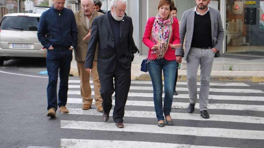 Tonucci conoció el plan de camino escolar seguro que tienen en O Grove. // Muñiz