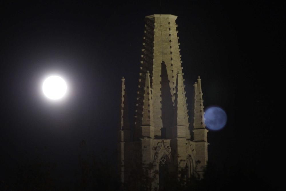 Superlluna a Girona