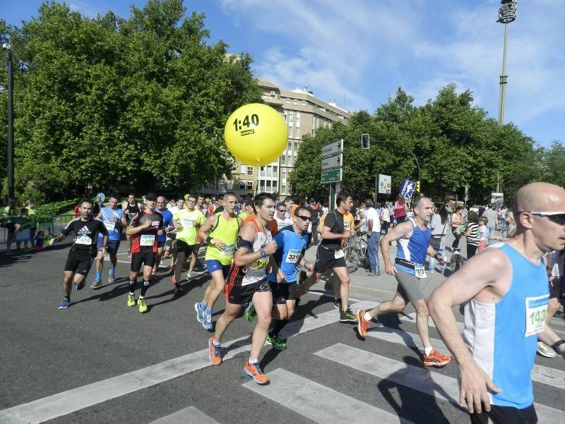 Fotogalería de la XVIII edición de la media maratón de Zaragoza