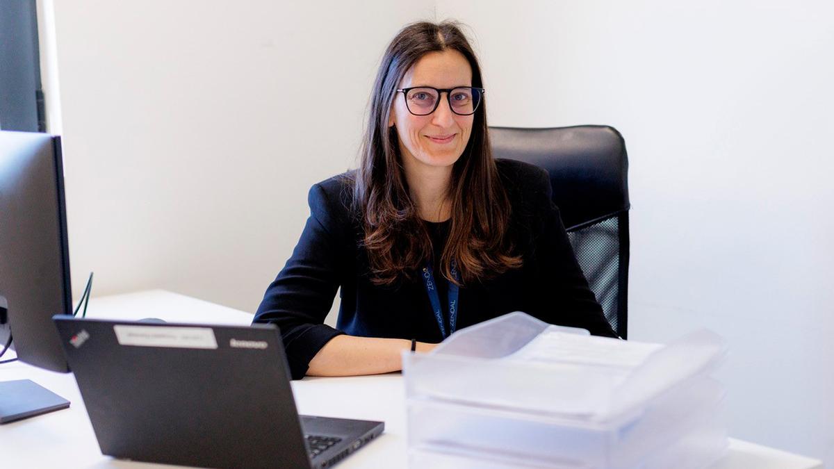 Saleta Vázquez, en las instalaciones de Zendal en Paredes de Coura.