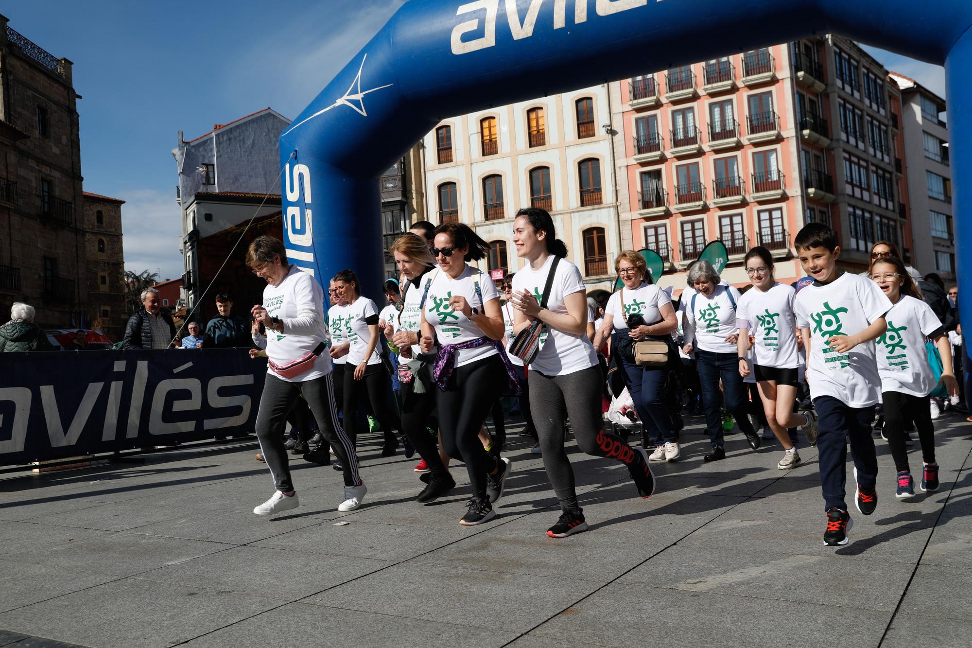 La IX Marcha por la Igualdad de Avilés, en imágenes