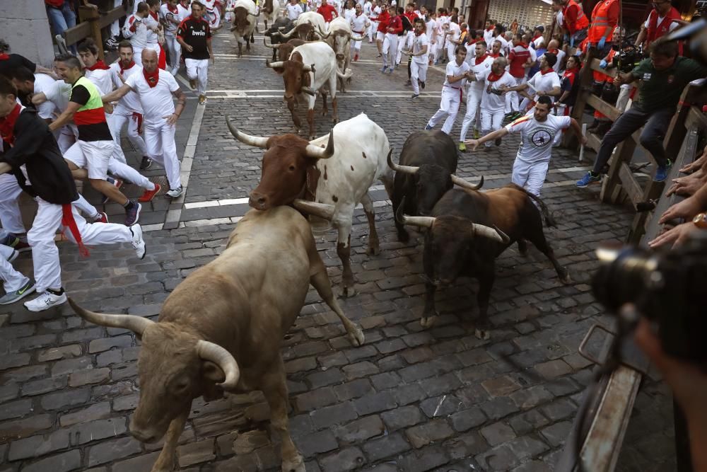 Sexto encierro de los Sanfermines 2019