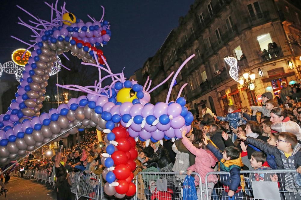 Las imágenes de la Cabalgata de Reyes de Vigo 2019