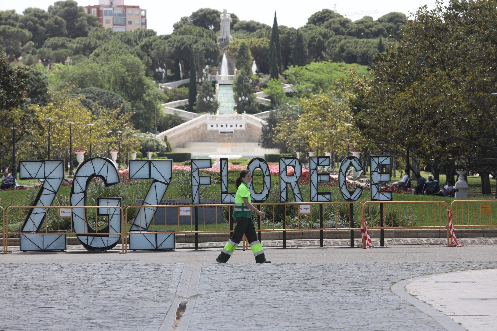 Así están siendo los preparativos para la segunda edición de ZgzFlorece