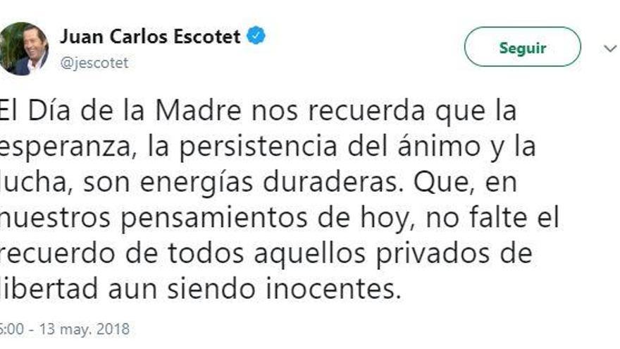 Mensaje de Escotet