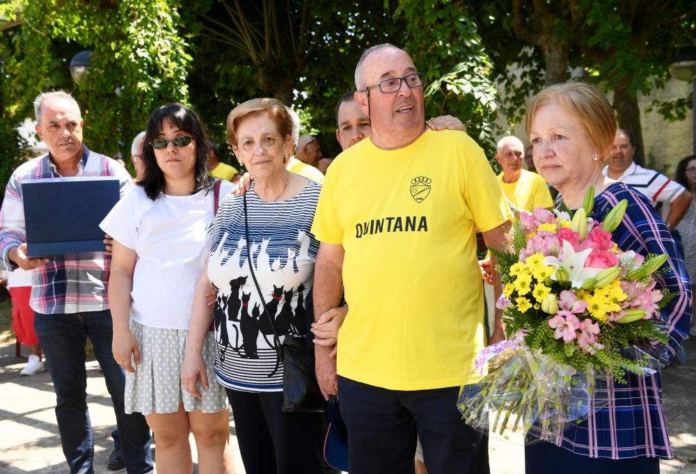 Homenaje del fútbol coruñés a Manuel Quintana