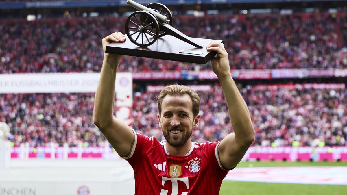 Harry Kane, máximo goleador de la Bundesliga