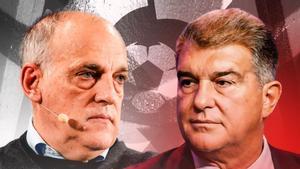 Tebas y Laporta, cara a cara