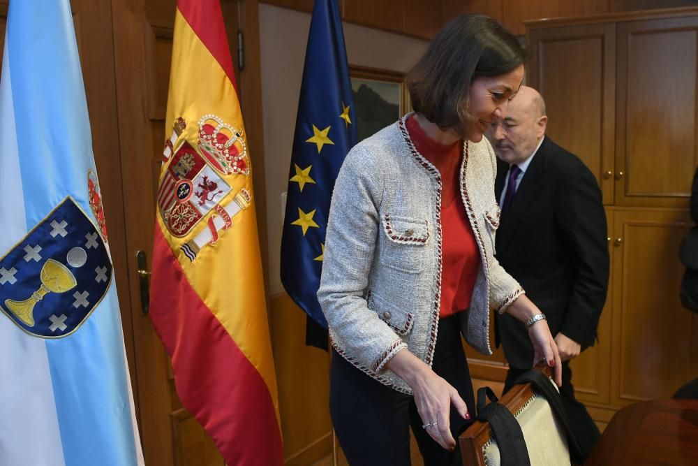 La ministra Maroto, en A Coruña por Alcoa