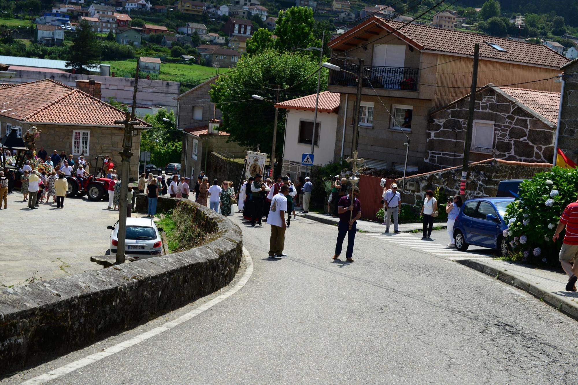 Las celebraciones en honor a la Virgen del Carmen en O Morrazo. La procesión en Bueu