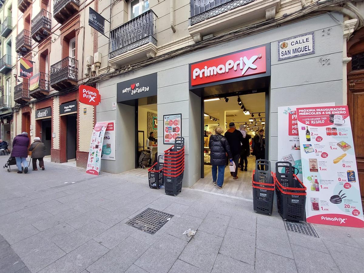 Nueva tienda de Primaprix en la calle San Miguel de Zaragoza