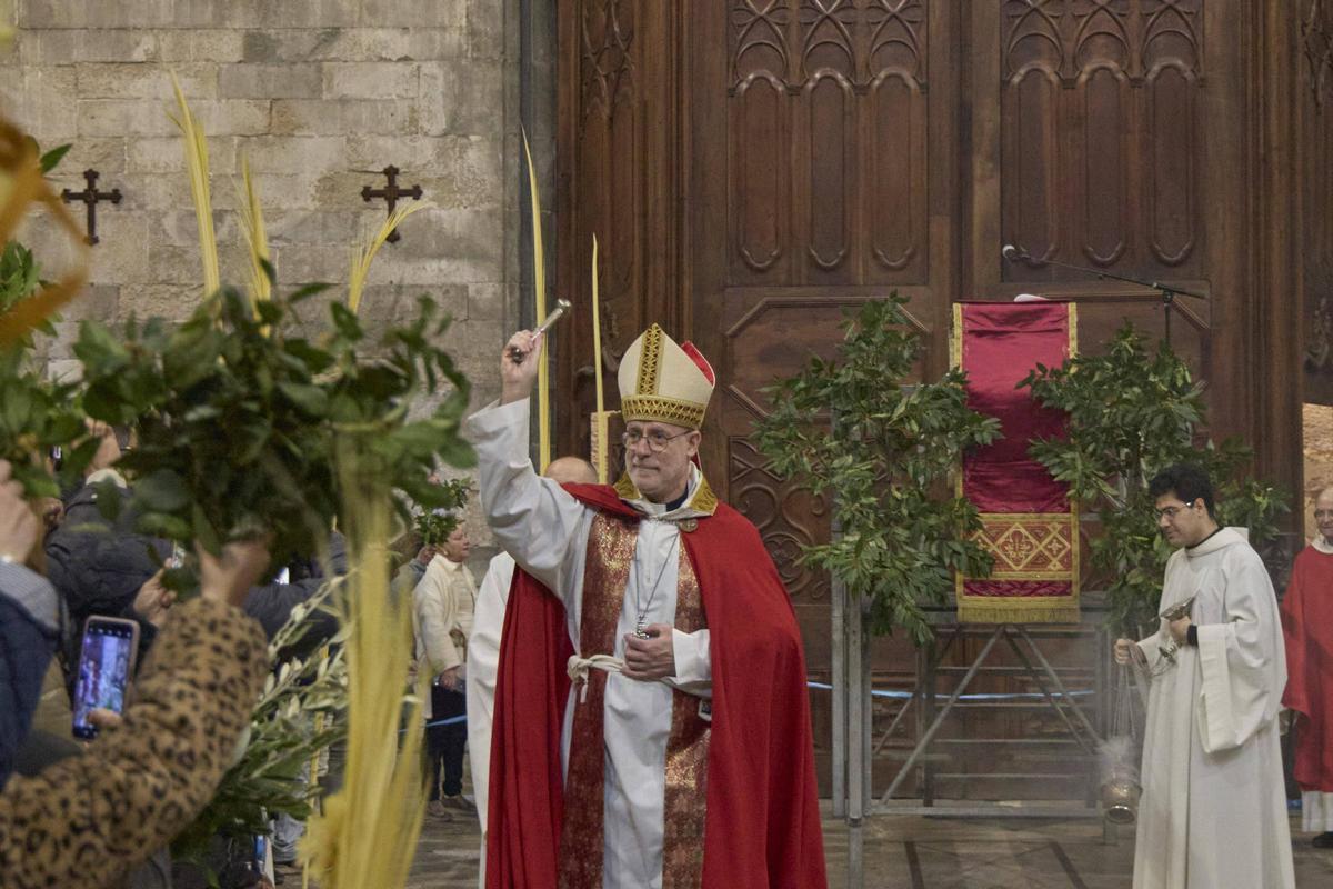 La benedicció de Rams a la Catedral de Girona en imatges La benedicció de Rams a la Catedral de Girona en imatges