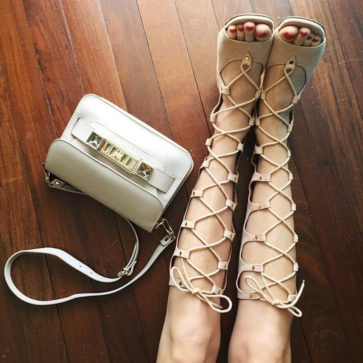 Las sandalias con cordones de Chiara Ferragni