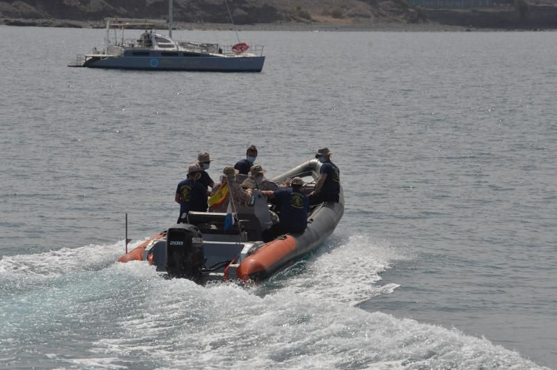 Ejercicios militares de la Armada en Pasito Blanco