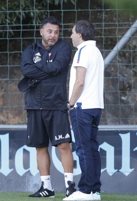 Antonio Mohamed, dispuesto a repetir en Girona el mismo once que ganó al Atlético de Madrid.