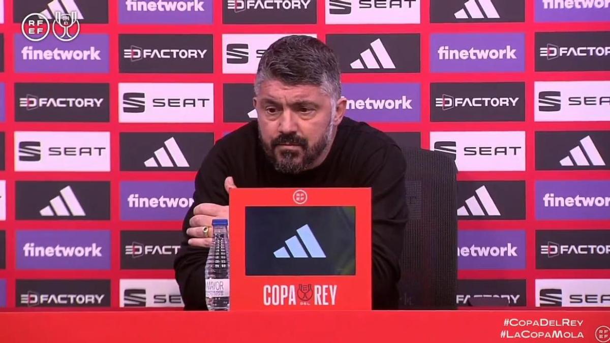 Gattuso habló sobre su continuidad tras quedar eliminado de la Copa