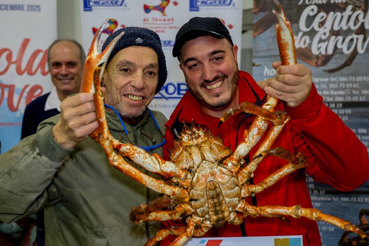 El macho ganador del concurso, de casi 5 kilos.