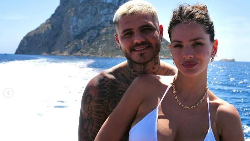 La actriz argentina China Suárez y el futbolista Mario Icardi.