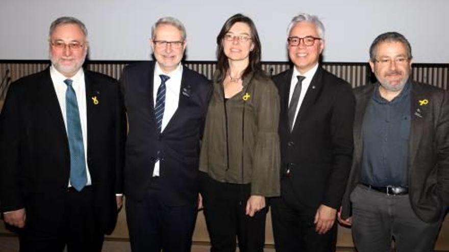 Jusèp Boya, M. Àngels Blasco, Octavi Bono i Ferran Miralles.