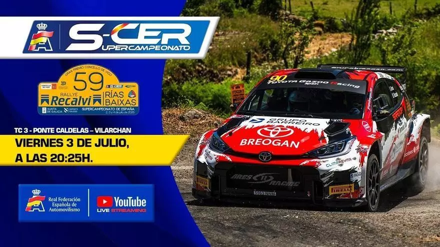 Vive en directo el Rallye Recalvi Rías Baixas 2026 | Tramo Cronometrado 3 Ponte Caldelas - Vilarchan