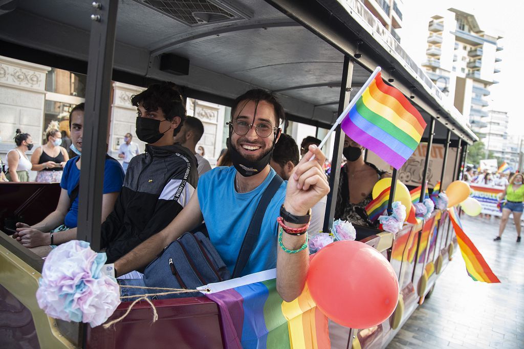 Marcha del colectivo LGTBI+ en Cartagena.