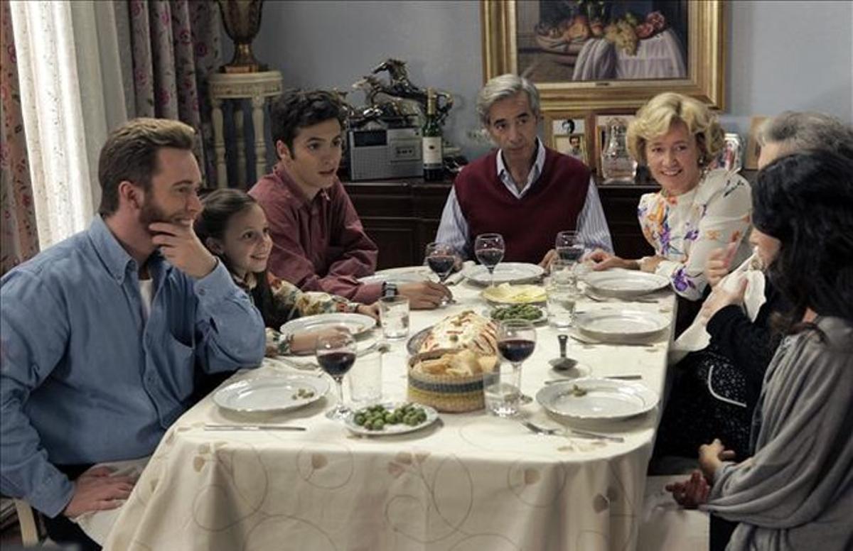La família Alcántara en una escena de la sèrie. La família Alcántara en una escena de la sèrie.
