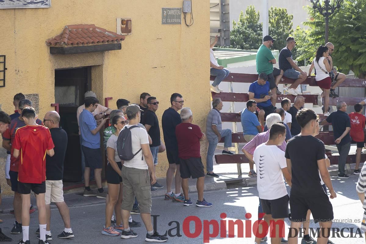 Cuarto encierro en las Fiestas de Moratalla