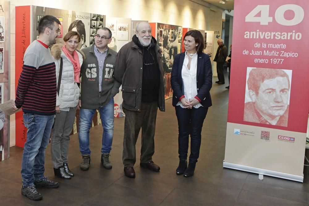 Exposición sobre Juan Muñiz Zapico en el Centro Municipal de El Llano, Gijón