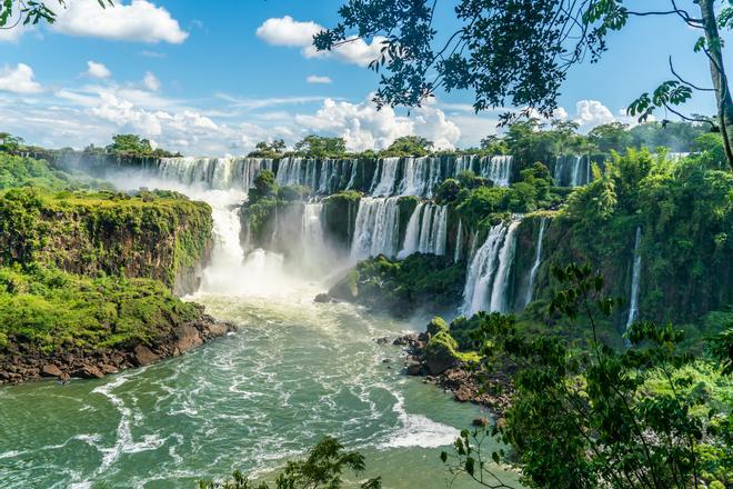 Las cataratas del Iguazú desde el lado argentino