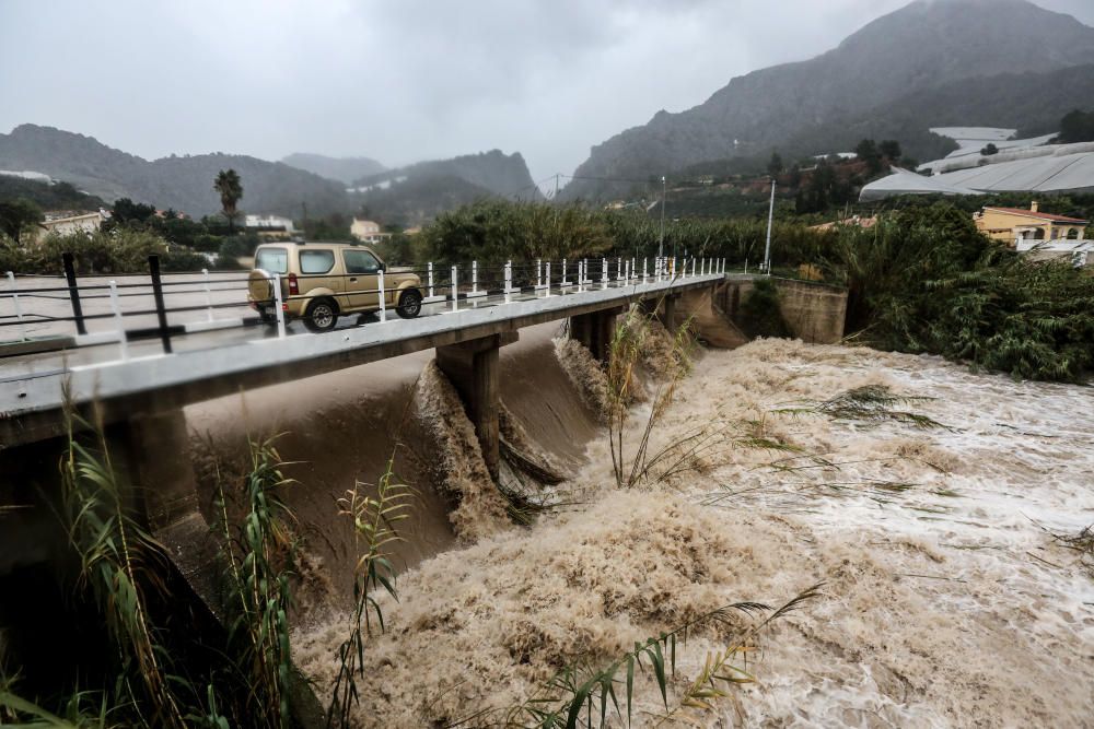 Fuentes del Algar y Callosa tras las lluvias