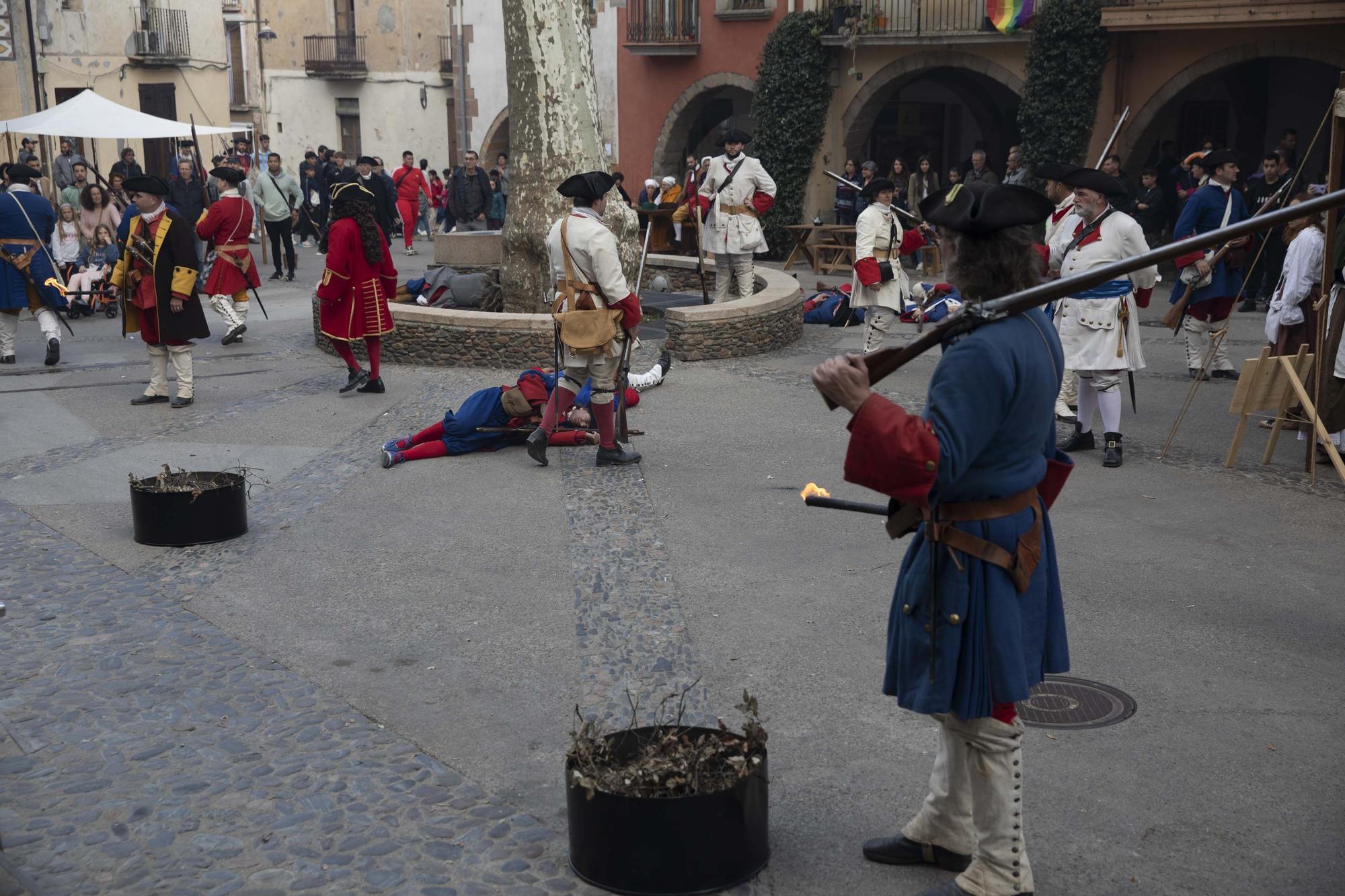 Arbúcies recrea el tradicional Combat de fa més de 300 anys