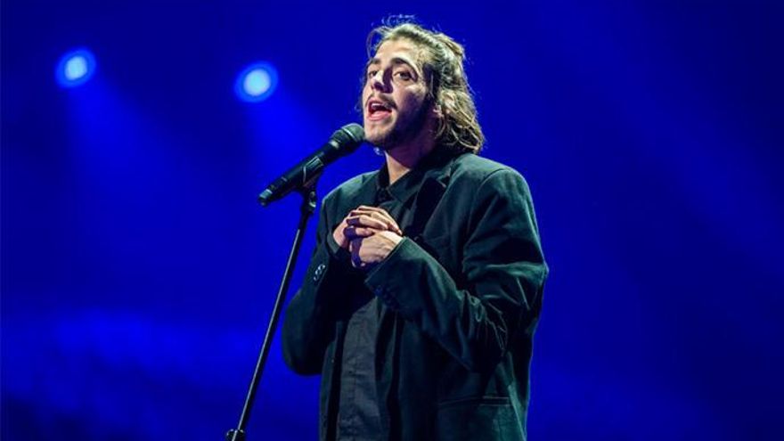 Salvador Sobral durante el Festival de Eurovisión 2017