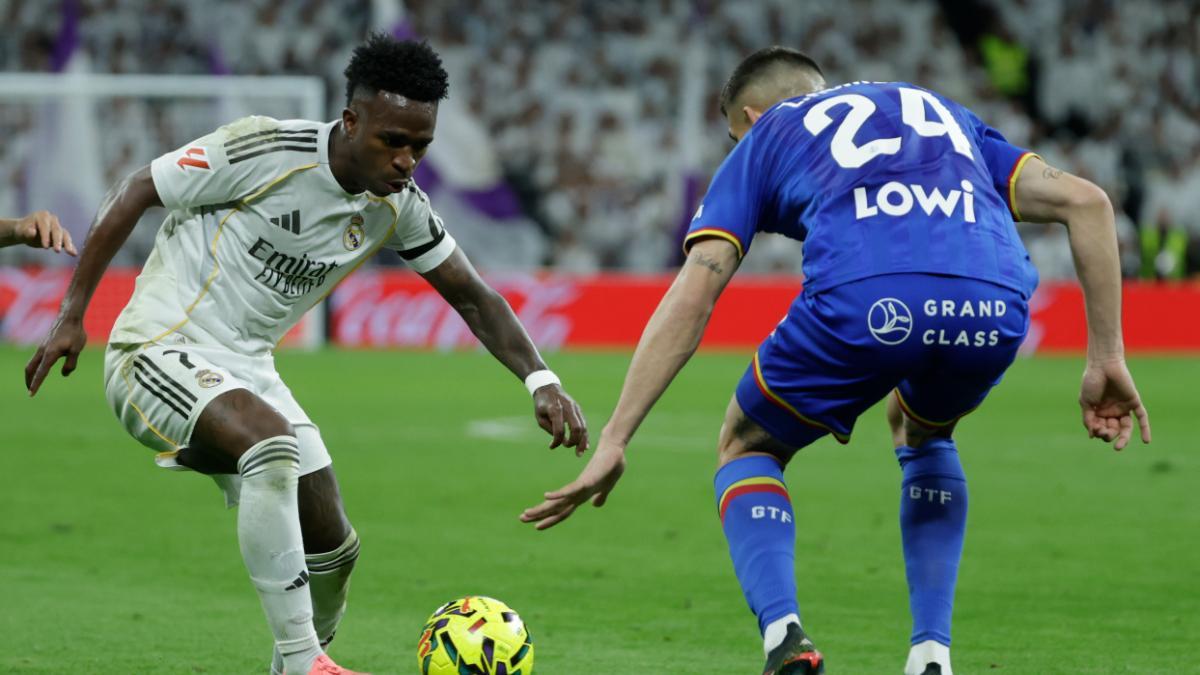 Vinicius ante el Getafe