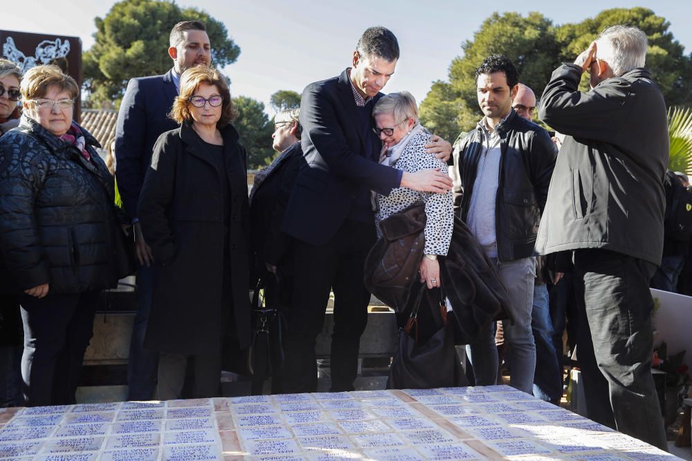 Pedro Sanchez presenta en Paterna la propuesta de Reforma de Ley de Memoria Histórica