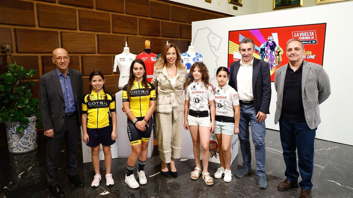 Presentación de la llegada a Zaragoza de la cuarta etapa de la Vuelta femenina 2024
