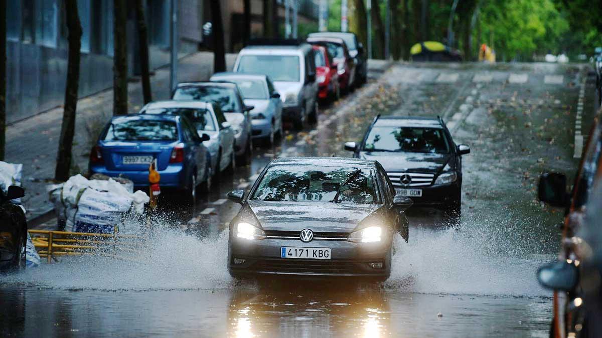 Fuerte tormenta en Barcelona