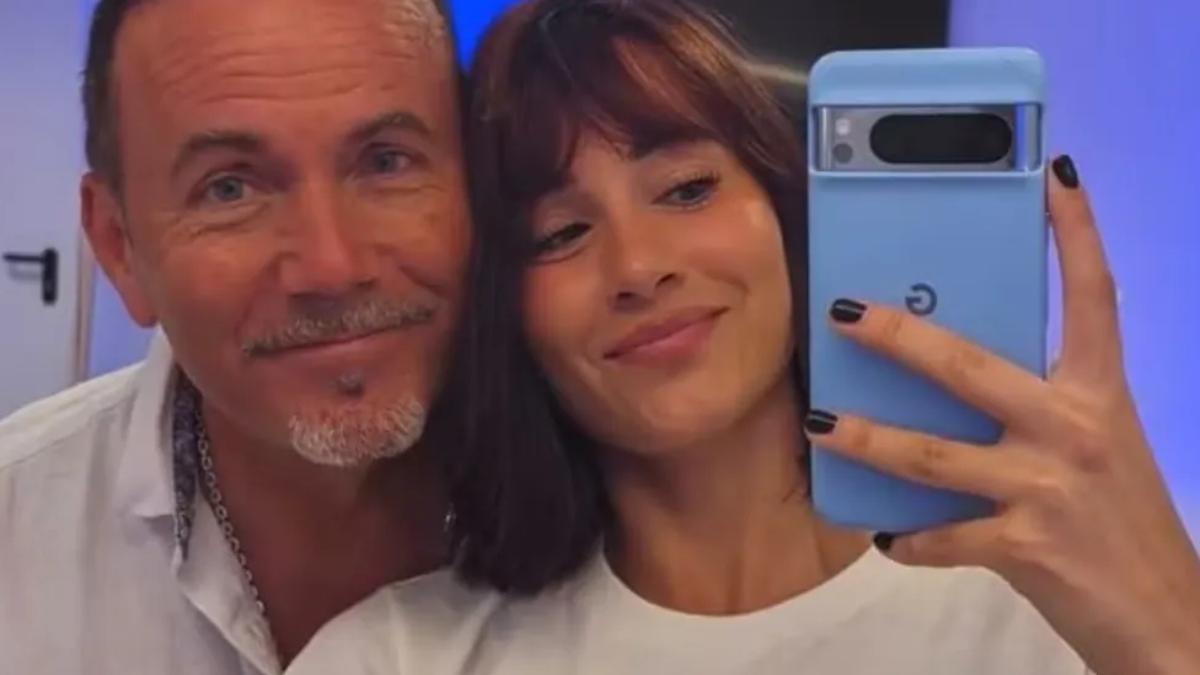 Aitana y su padre