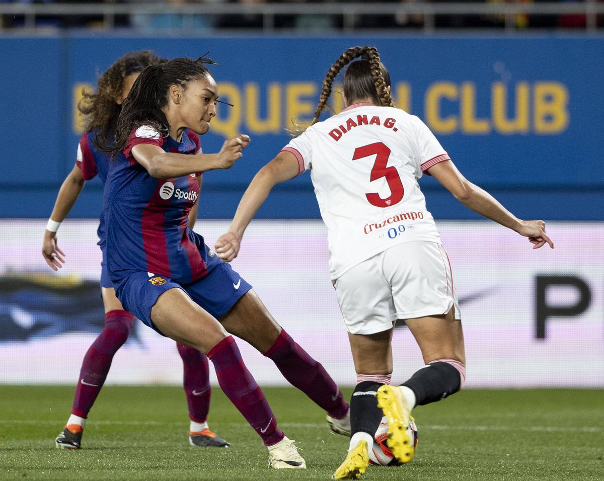 Copa de la Reina. Cuartos. FC Barcelona - Sevilla, en imágenes
