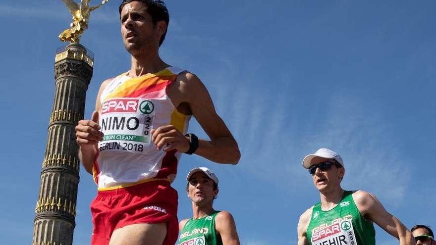 Pedro Nimo, durante un momento de la carrera.