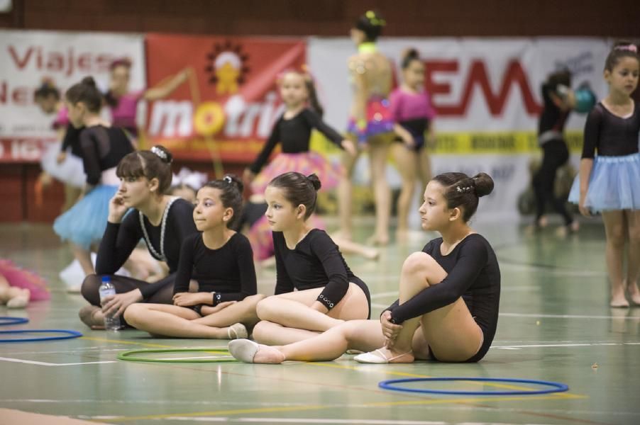 Exhibición de la Escuela de gimnasia rítmica