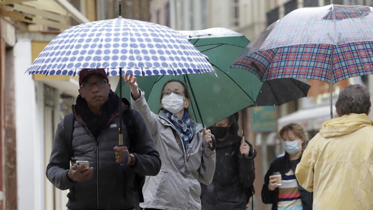 La borrasca Celia deja las primeras lluvias intensas del año sobre la provincia de Málaga