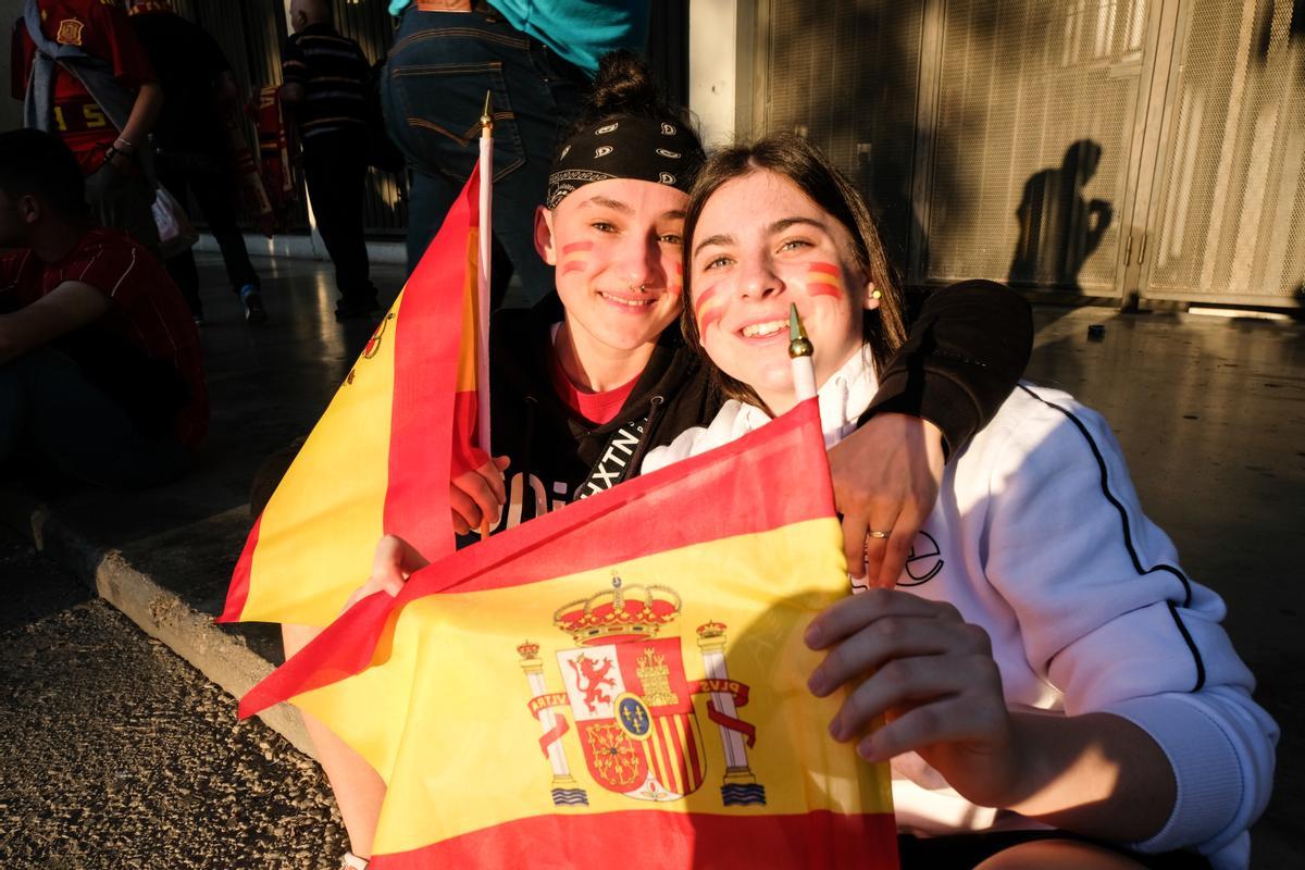 La Roja juega en Málaga contra Noruega, en imágenes