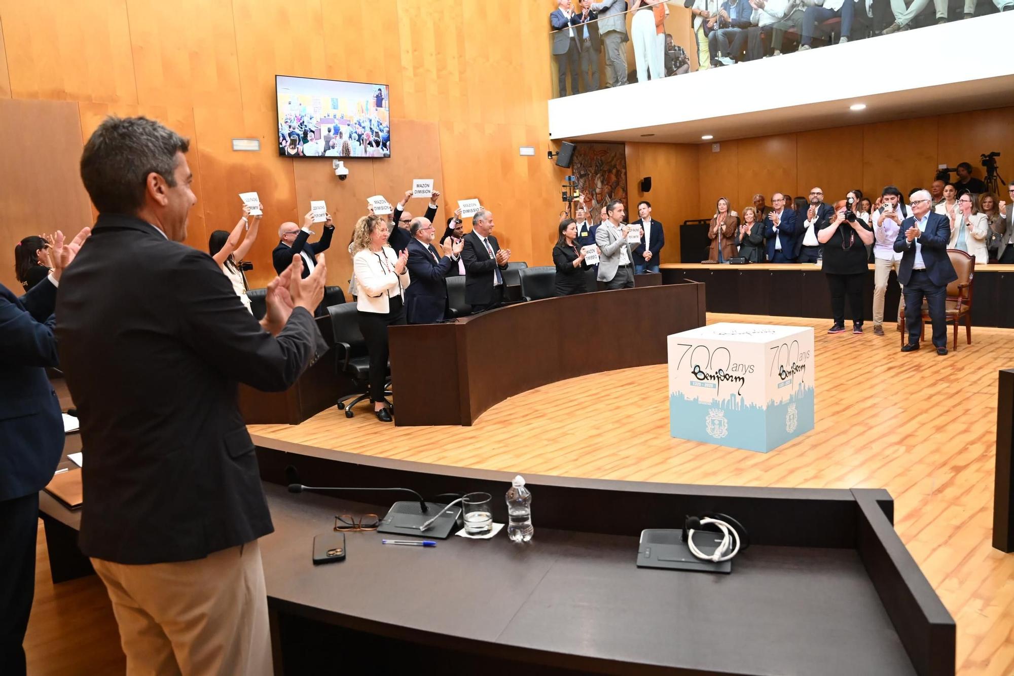 Carlos Mazón celebra el Día de Europa en Benidorm