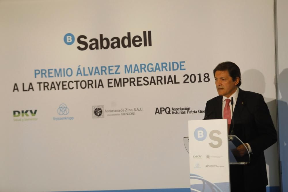 Premio Álvarez Margaride 2018 al empresario Sabino García Vallina, de TSK